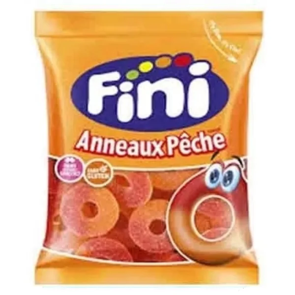 پاستیل شکری حلقه های هلو ۹۰ گرم